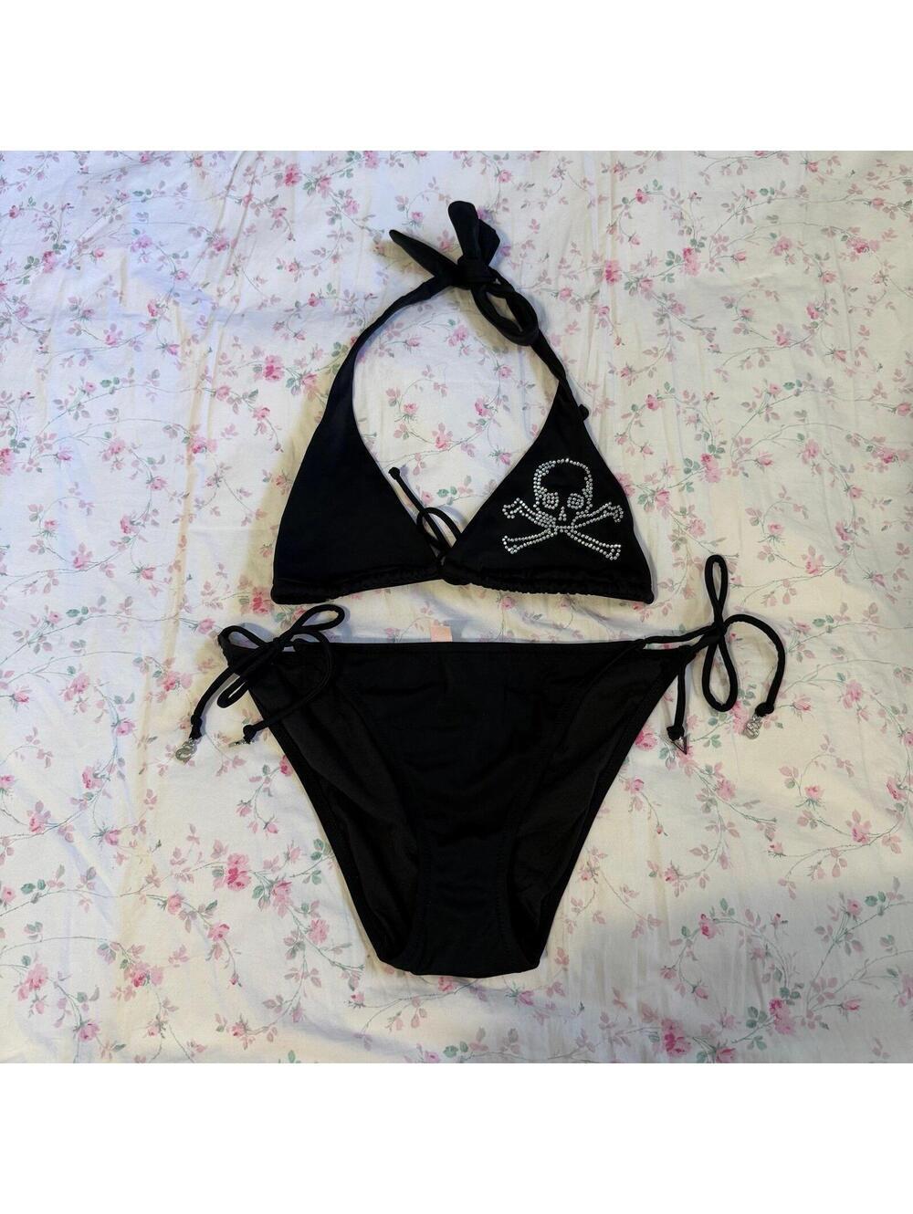 Y2K Vintage Victoria’s Secret Skull Bikini